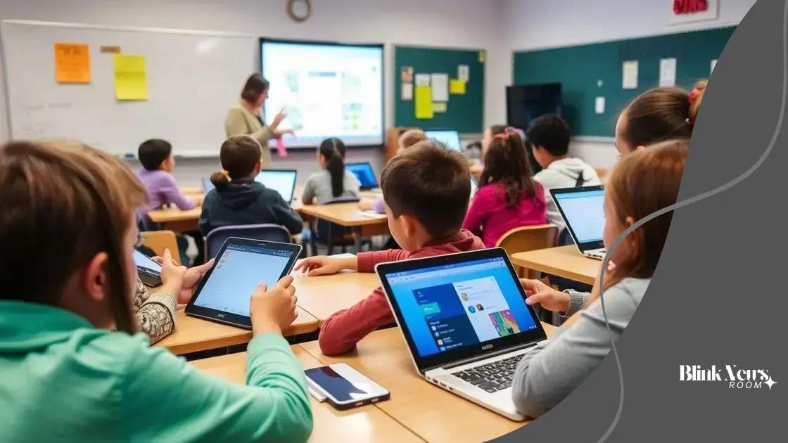 Integrating digital tools in the classroom