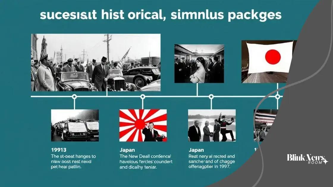 Historical examples of successful stimulus packages