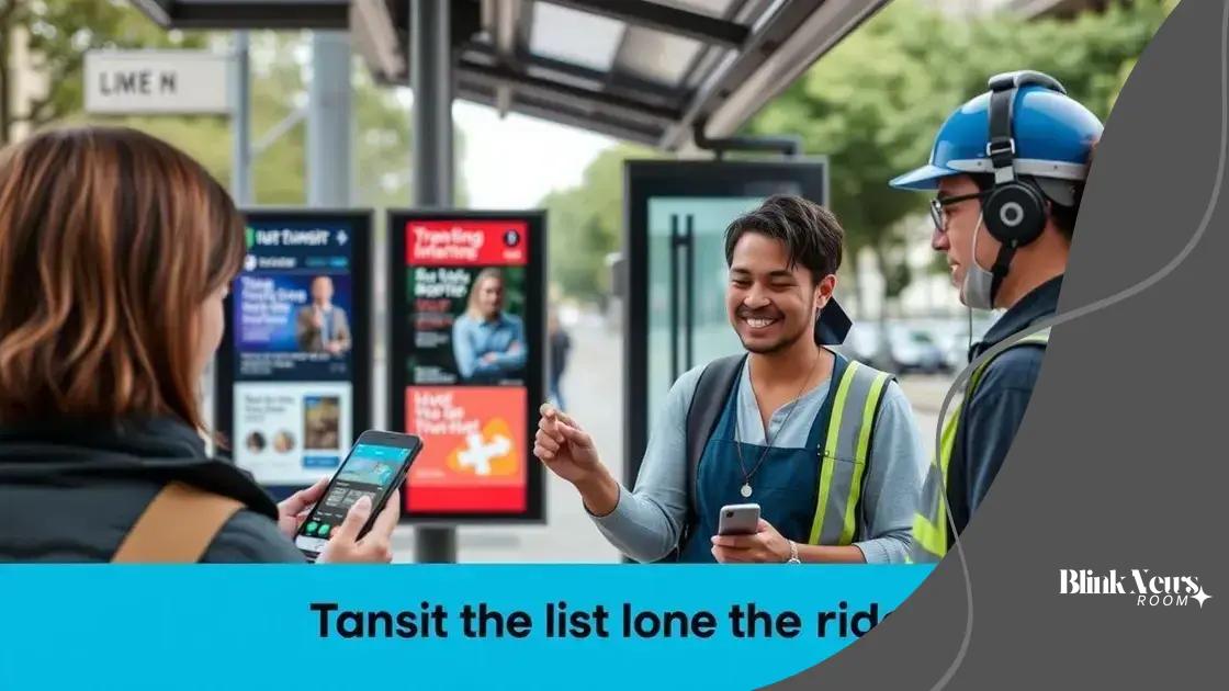 How to access new transit services