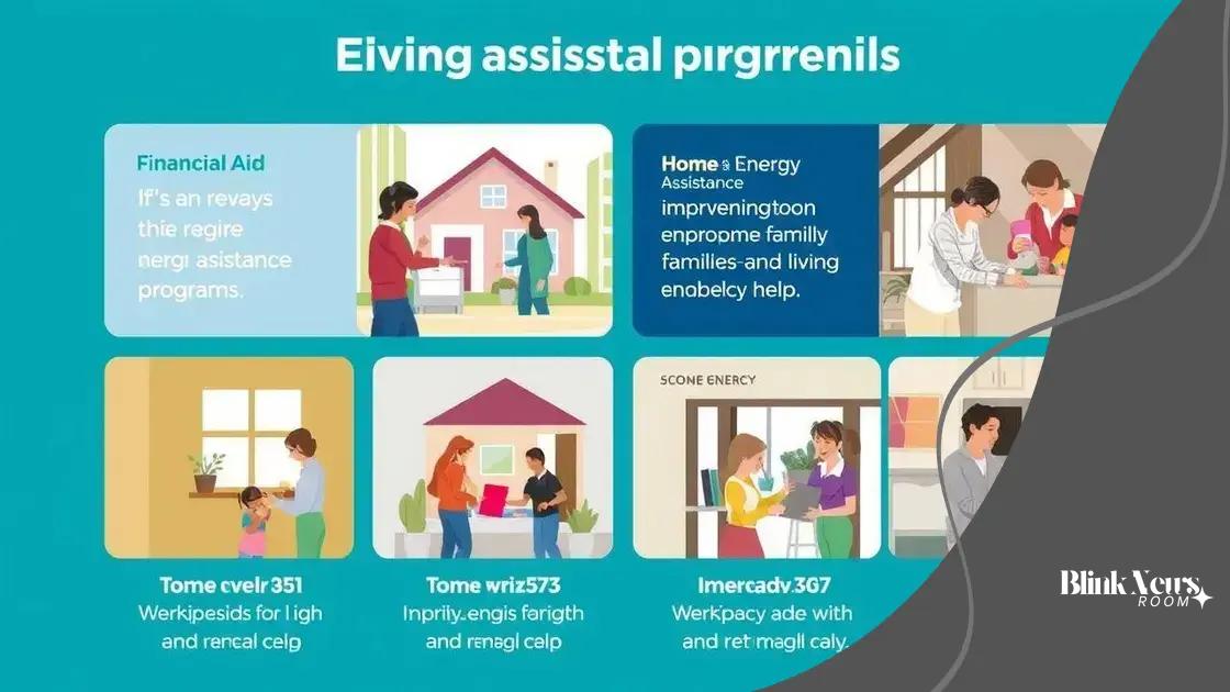 Types of energy assistance available