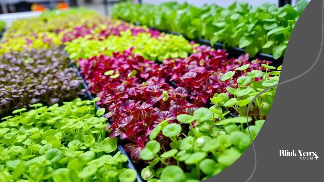 Benefits of investing in micro-greens
