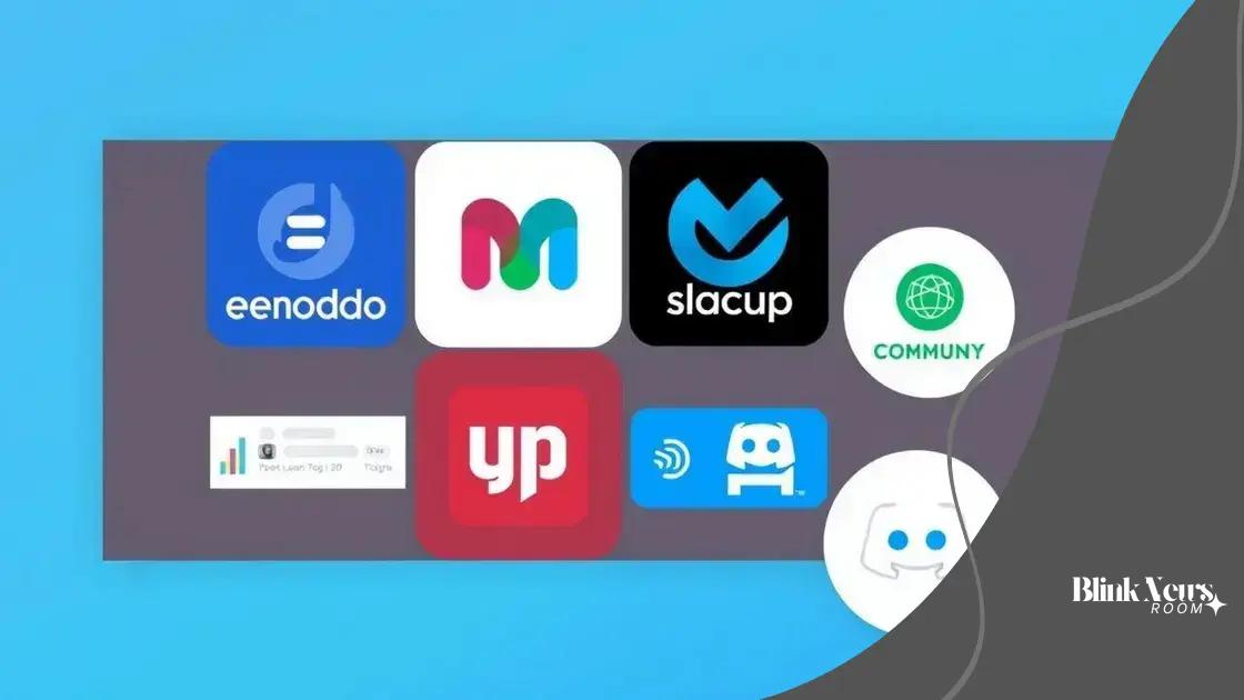 Key platforms facilitating peer learning